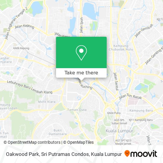 Oakwood Park, Sri Putramas Condos map