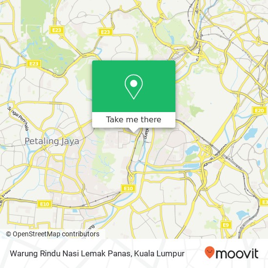 Warung Rindu Nasi Lemak Panas map