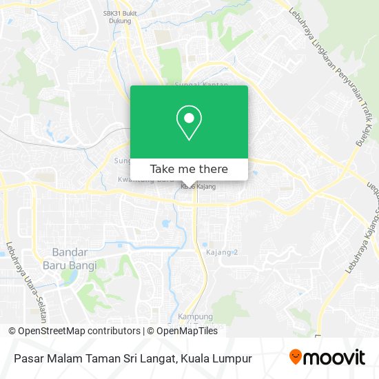 Pasar Malam Taman Sri Langat map