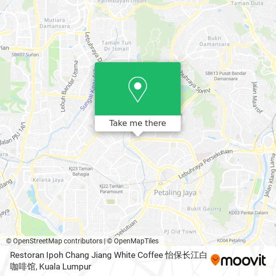 Restoran Ipoh Chang Jiang White Coffee 怡保长江白咖啡馆 map