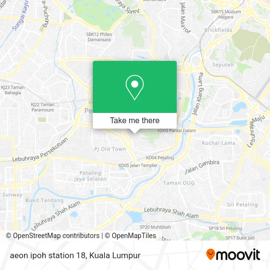 aeon ipoh station 18 map