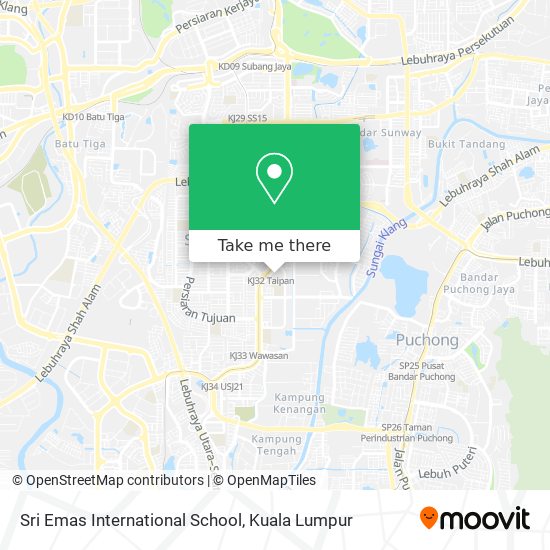 Peta Sri Emas International School