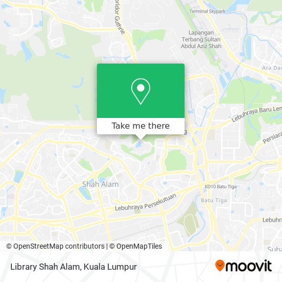 Library Shah Alam map