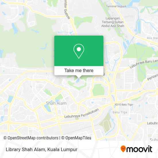 Library Shah Alam map