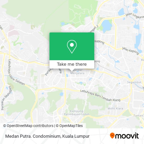 Medan Putra. Condominium map