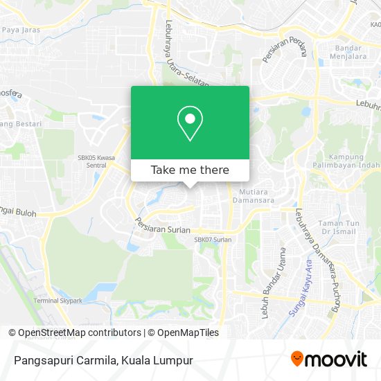 Pangsapuri Carmila map