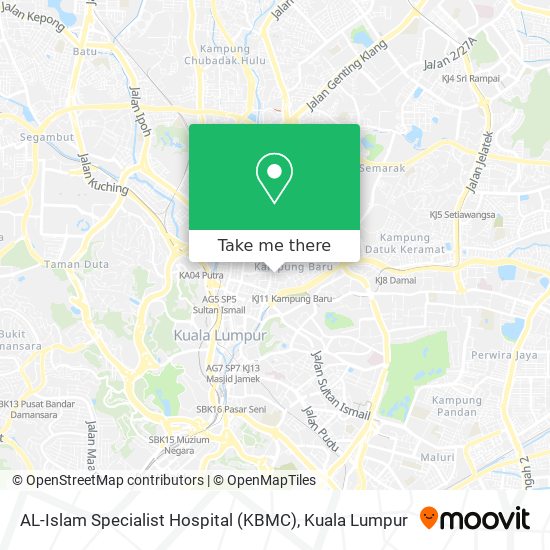 AL-Islam Specialist Hospital (KBMC) map