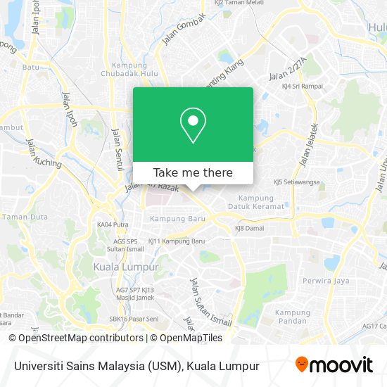 Peta Universiti Sains Malaysia (USM)