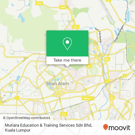 Mutiara Education & Training Services Sdn Bhd map