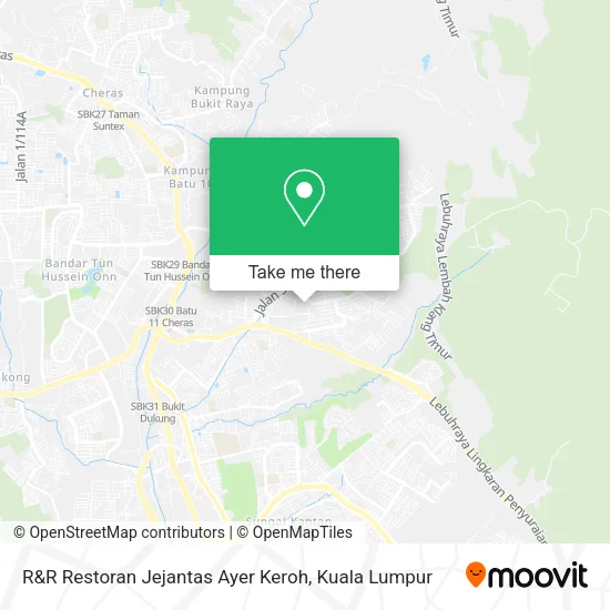 R&R Restoran Jejantas Ayer Keroh map