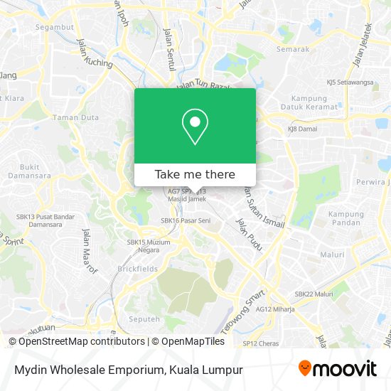 Mydin Wholesale Emporium map