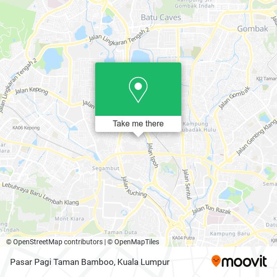 Pasar Pagi Taman Bamboo map