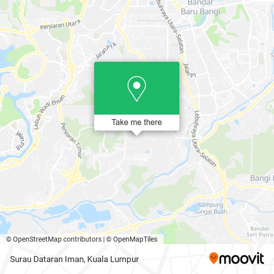 Peta Surau Dataran Iman