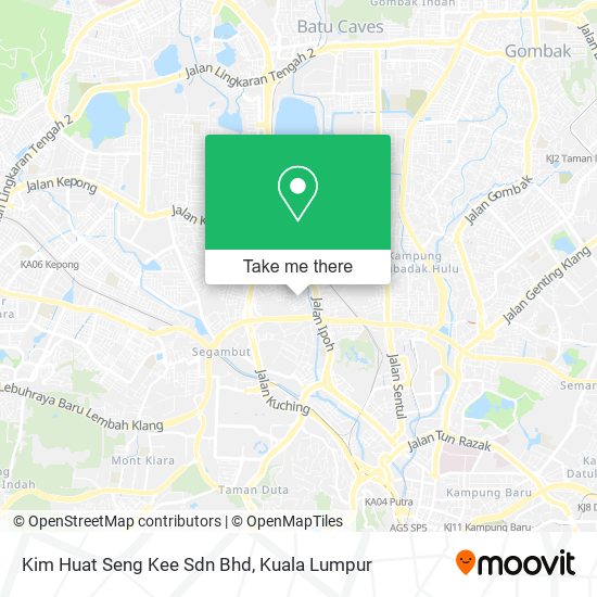 Peta Kim Huat Seng Kee Sdn Bhd