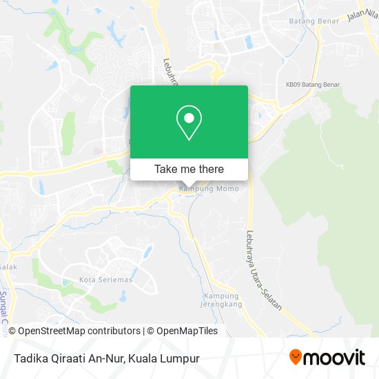Tadika Qiraati An-Nur map