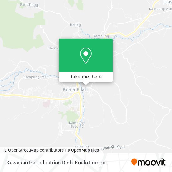Peta Kawasan Perindustrian Dioh
