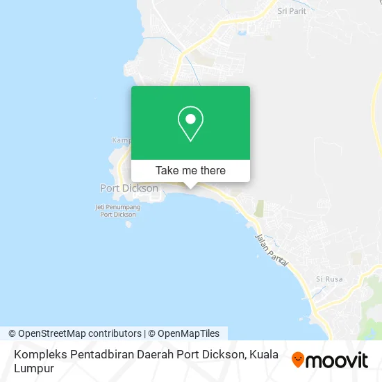 Kompleks Pentadbiran Daerah Port Dickson map