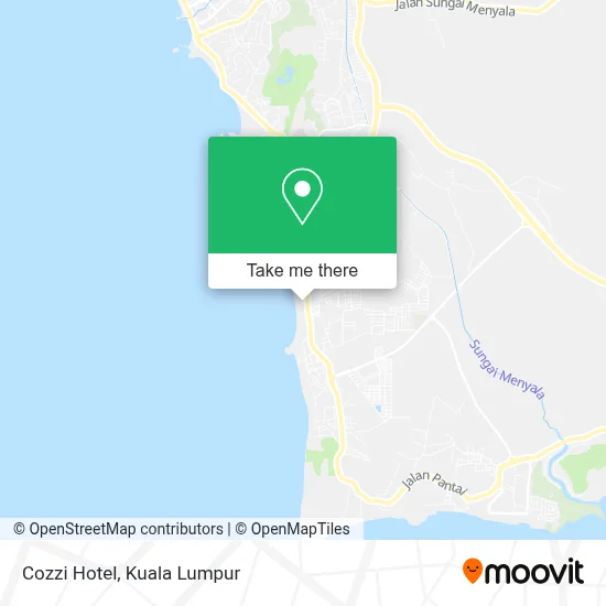 Cozzi Hotel map