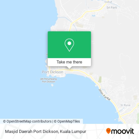 Peta Masjid Daerah Port Dickson