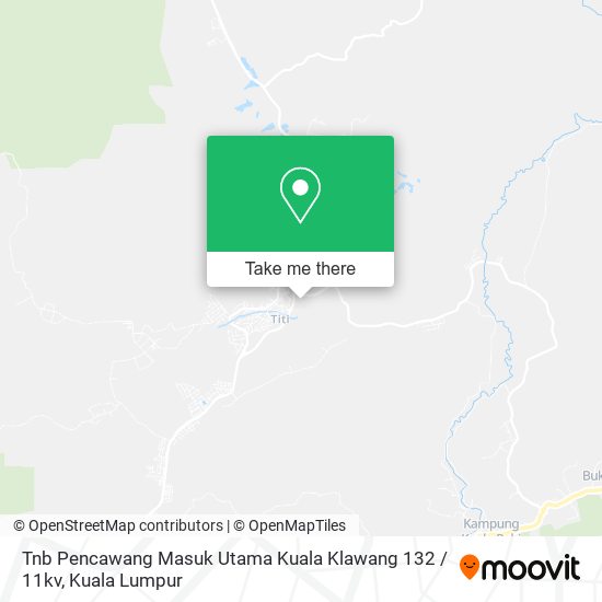 Tnb Pencawang Masuk Utama Kuala Klawang 132 / 11kv map