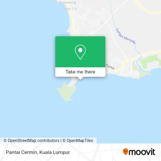Pantai Cermin map