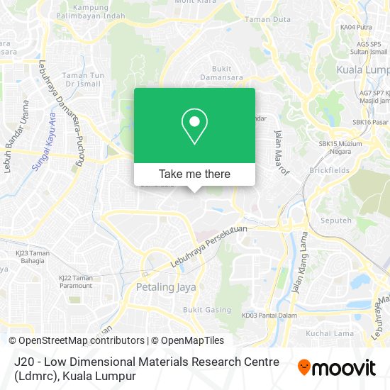 J20 - Low Dimensional Materials Research Centre (Ldmrc) map