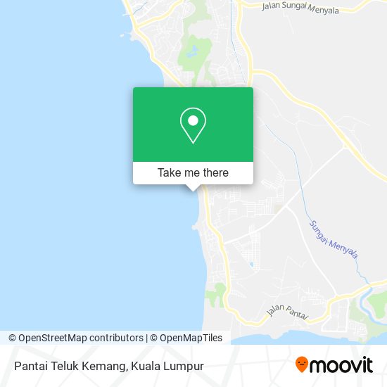 Peta Pantai Teluk Kemang