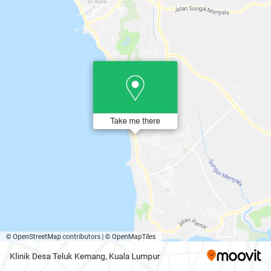 Klinik Desa Teluk Kemang map