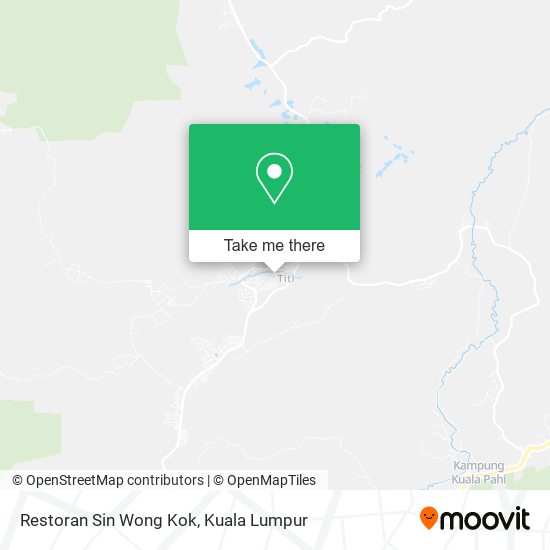 Restoran Sin Wong Kok map