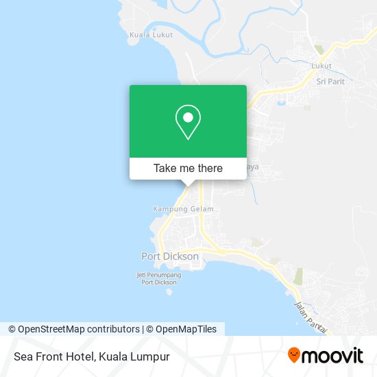 Sea Front Hotel map