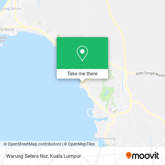 Warung Selera Nur map
