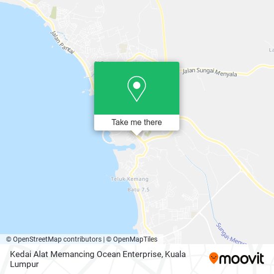 Kedai Alat Memancing Ocean Enterprise map