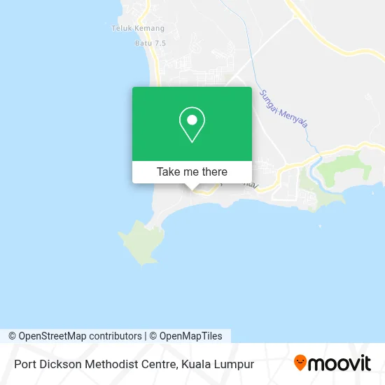 Port Dickson Methodist Centre map