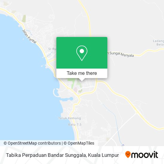 Tabika Perpaduan Bandar Sunggala map
