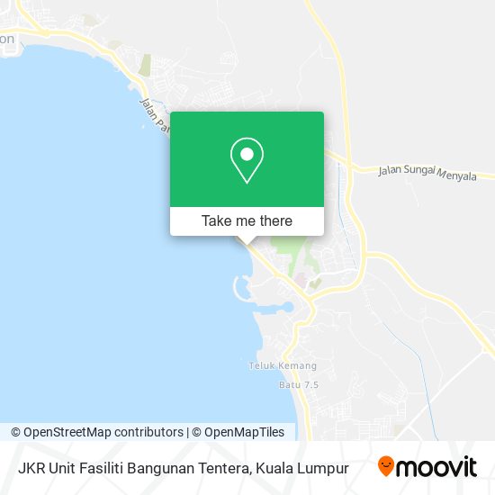 Peta JKR Unit Fasiliti Bangunan Tentera