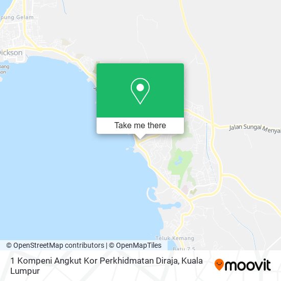 Peta 1 Kompeni Angkut Kor Perkhidmatan Diraja