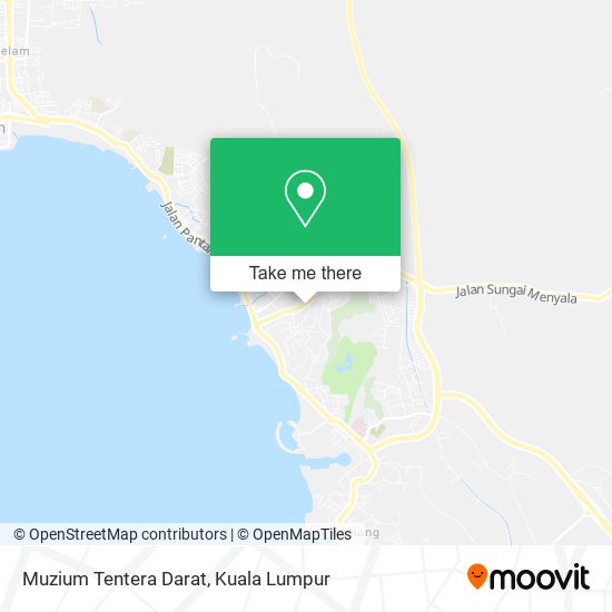 Muzium Tentera Darat map