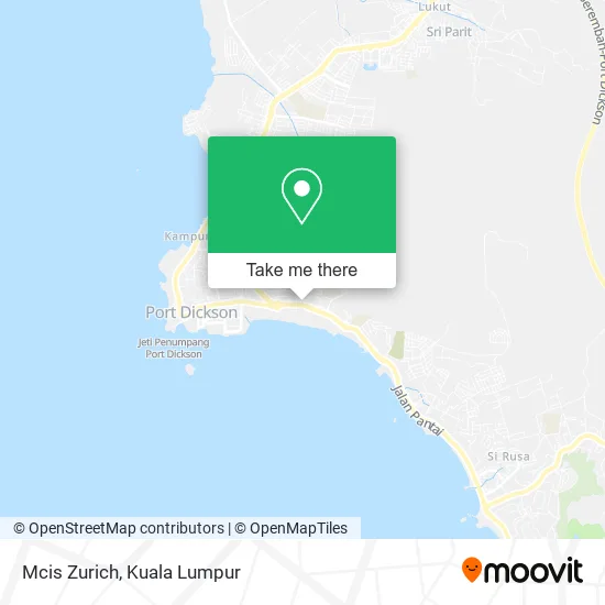Mcis Zurich map