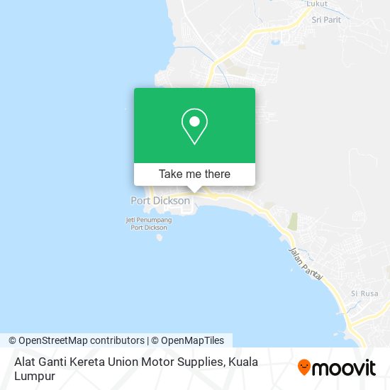 Alat Ganti Kereta Union Motor Supplies map