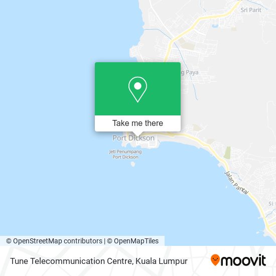 Tune Telecommunication Centre map