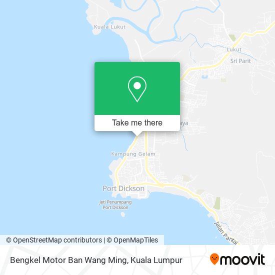 Bengkel Motor Ban Wang Ming map