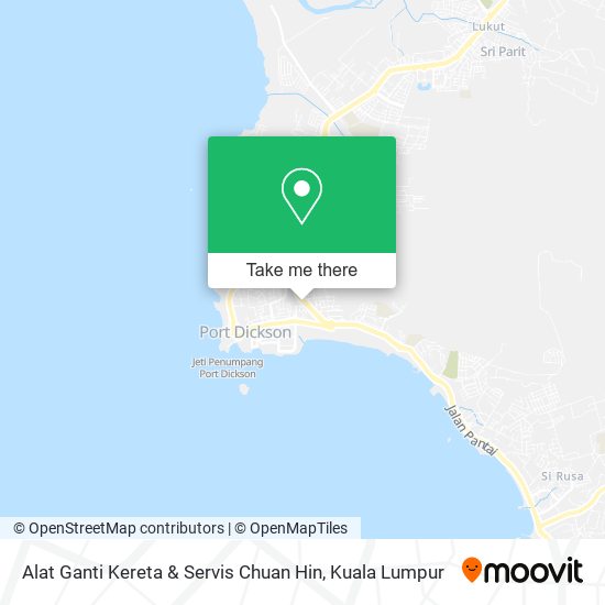 Peta Alat Ganti Kereta & Servis Chuan Hin