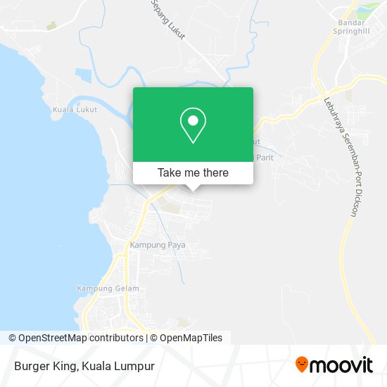 Burger King map