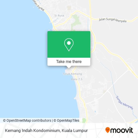 Kemang Indah Kondominium map