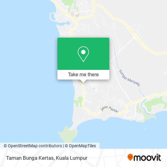 Taman Bunga Kertas map