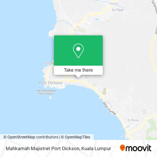 Mahkamah Majistret Port Dickson map