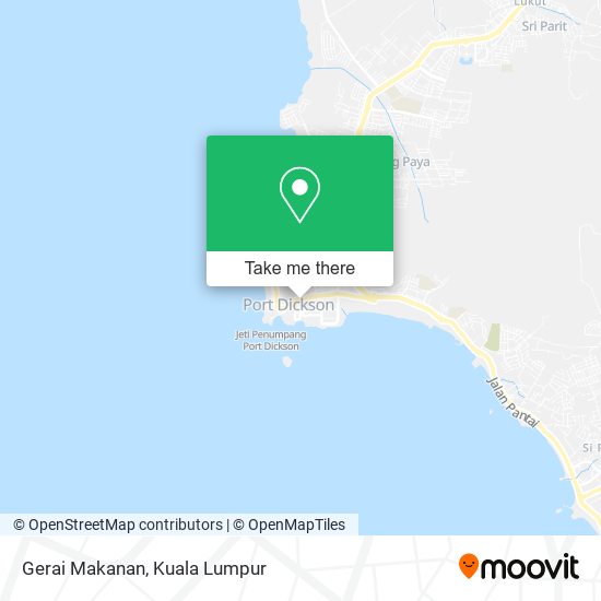 Gerai Makanan map