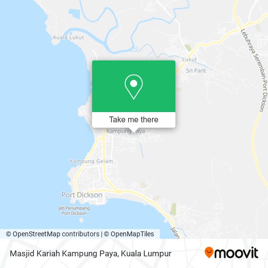 Masjid Kariah Kampung Paya map