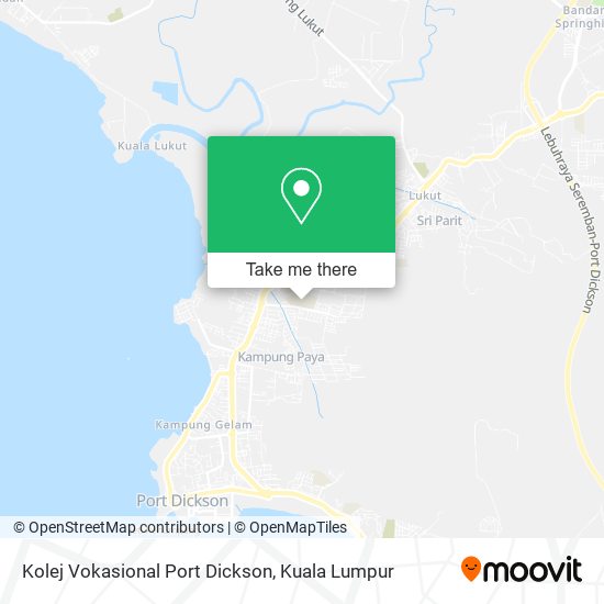 Peta Kolej Vokasional Port Dickson