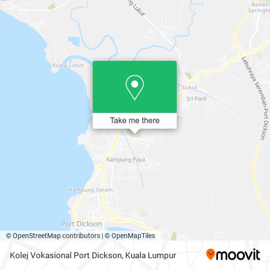 Kolej Vokasional Port Dickson map